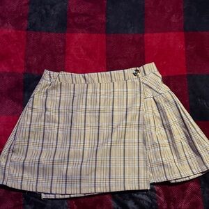 Stylish Plaid Mini Skirt